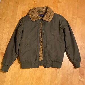 Patagonia bomber coat.
